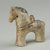 Coptic. <em>Horse</em>, 5th-6th century C.E. Terracotta, pigment, 5 x 5 1/8 in. (12.7 x 13 cm). Brooklyn Museum, Frank L. Babbott Fund and Henry L. Batterman Fund, 36.169. Creative Commons-BY (Photo: Brooklyn Museum (in collaboration with Index of Christian Art, Princeton University), CUR.36.169_view4_ICA.jpg)