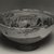 Byzantine. <em>Round Bowl on a Boss</em>, ca. 1200. Ceramic, 2 3/8 x 4 3/8 in. (6 x 11.1 cm). Brooklyn Museum, Frank L. Babbott Fund and Henry L. Batterman Fund, 36.191. Creative Commons-BY (Photo: Brooklyn Museum, CUR.36.191_print_NegB_bw.jpg)