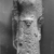  <em>High Priest of Amun, Men-kheper-re-seneb</em>, 1479-1425 B.C.E. Granite, 28 3/8 × 10 7/16 × 12 15/16 in., 153 lb. (72 × 26.5 × 32.8 cm, 69.4kg). Brooklyn Museum, Charles Edwin Wilbour Fund, 36.613. Creative Commons-BY (Photo: Brooklyn Museum, CUR.36.613_NegA_bw.jpg)