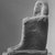  <em>Early Block Statue</em>, ca. 1836-1759 B.C.E. Granite, 26 3/8 in. (67 cm). Brooklyn Museum, Charles Edwin Wilbour Fund, 36.617. Creative Commons-BY (Photo: Brooklyn Museum, CUR.36.617_NegB_print_bw.jpg)