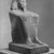  <em>Early Block Statue</em>, ca. 1836-1759 B.C.E. Granite, 26 3/8 in. (67 cm). Brooklyn Museum, Charles Edwin Wilbour Fund, 36.617. Creative Commons-BY (Photo: Brooklyn Museum, CUR.36.617_NegC_print_bw.jpg)