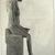  <em>Seated Wadjet</em>, 664–343 B.C.E. Bronze, animal remains, 21 1/4 × 5 1/16 × 9 9/16 in. (54 × 12.9 × 24.3 cm). Brooklyn Museum, Charles Edwin Wilbour Fund, 36.622. Creative Commons-BY (Photo: Brooklyn Museum, CUR.36.622_NegD_bw.jpg)