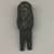 Inca. <em>Female Figurine</em>, 1470-1532. Bronze, 3 1/2 × 1 1/8 × 1 in. (8.9 × 2.9 × 2.5 cm). Brooklyn Museum, Gift of Dr. John H. Finney, 36.691. Creative Commons-BY (Photo: , CUR.36.691_back.jpg)