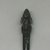 Inca. <em>Male Figurine</em>, 1470-1532. Bronze, 4 5/16 × 1 1/8 × 1 in. (11 × 2.9 × 2.5 cm). Brooklyn Museum, Gift of Dr. John H. Finney, 36.692. Creative Commons-BY (Photo: , CUR.36.692_front.jpg)