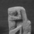  <em>Small Monkey in Sitting Position with Upraised Arms</em>, ca. 1352-1332 B.C.E. Limestone, 2 1/4 × 1/2 × 1 9/16 in. (5.7 × 1.2 × 3.9 cm). Brooklyn Museum, Gift of the Egypt Exploration Society, 36.884. Creative Commons-BY (Photo: , CUR.36.884_NegID_34.1183dGRPA_print_cropped_bw.jpg)