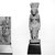  <em>Triad of Isis, Horus and Nephthys</em>, ca. 664-525 B.C.E. Faience, 1 3/4 × 1 5/16 × 1/2 in. (4.4 × 3.3 × 1.3 cm). Brooklyn Museum, Charles Edwin Wilbour Fund, 37.1000E. Creative Commons-BY (Photo: , CUR.37.1000E_37.1003E_37.1046E_NegID_37.1000E_GRPA_bw.jpg)