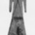  <em>Paddle Doll</em>, ca. 2081-1700 B.C.E. Wood, pigment, 8 3/4 x 2 1/2 x 1/4 in. (22.3 x 6.3 x 0.7 cm). Brooklyn Museum, Charles Edwin Wilbour Fund, 37.101E. Creative Commons-BY (Photo: Brooklyn Museum, CUR.37.101E_GRPB_cropped_print_bw.jpg)
