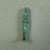  <em>Isis Amulet</em>, 664–332 B.C.E. Faience, 1 3/16 x 1/4 x 5/16 in. (3 x 0.6 x 0.8 cm). Brooklyn Museum, Charles Edwin Wilbour Fund, 37.1076E. Creative Commons-BY (Photo: Brooklyn Museum, CUR.37.1076E_view1.jpg)