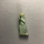  <em>Amulet of the Child Horus</em>, 664-30 B.C.E. Faience, 1 11/16 × 7/16 × 11/16 in. (4.3 × 1.1 × 1.8 cm). Brooklyn Museum, Charles Edwin Wilbour Fund, 37.1091E. Creative Commons-BY (Photo: , CUR.37.1091E_view02.jpg)