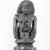  <em>Sa-ese Grinding Grain</em>, ca. 1390-1352 B.C.E. Bronze, 3 5/8 x 1 9/16 x 4 in. (9.2 x 4 x 10.2 cm). Brooklyn Museum, Charles Edwin Wilbour Fund, 37.125E. Creative Commons-BY (Photo: Brooklyn Museum, CUR.37.125E_NegG_print_bw.jpg)