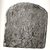  <em>Upper Part of Funerary Stela</em>. Limestone, gesso or plaster, 13 x 11 13/16 x 3 15/16 in. (33 x 30 x 10 cm). Brooklyn Museum, Charles Edwin Wilbour Fund, 37.1350E. Creative Commons-BY (Photo: Brooklyn Museum, CUR.37.1350e_neg10178_bw.jpg)