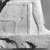  <em>Seated Statue of Imhotep</em>, 664-332 B.C.E. Limestone, 13 3/8 x 8 x 12 13/16 in. (34 x 20.3 x 32.5 cm). Brooklyn Museum, Charles Edwin Wilbour Fund, 37.1356E. Creative Commons-BY (Photo: Brooklyn Museum, CUR.37.1356E_NegID_L647_17A_print_bw.jpg)