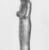  <em>Figure of Osiris</em>, 4th century B.C.E. or later. Wood, calcium ground, gold alloy leaf, copper alloy, polychromy, 8 15/16 x 2 1/2 x 1 7/8 in. (22.7 x 6.4 x 4.7 cm). Brooklyn Museum, Charles Edwin Wilbour Fund, 37.1375Ea-b. Creative Commons-BY (Photo: Brooklyn Museum, CUR.37.1375Ea-b_grpB_bw.jpg)