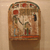  <em>Funerary Stela of Thenet</em>, ca. 945-712 B.C.E. Wood, stucco, pigment, 10 1/8 x 8 1/4 in. (25.7 x 21 cm). Brooklyn Museum, Charles Edwin Wilbour Fund, 37.1385E. Creative Commons-BY (Photo: Brooklyn Museum, CUR.37.1385E_wwgA-2.jpg)