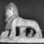  <em>God Tutu as a Sphinx</em>, 1st century C.E. or later. Limestone, pigment, 14 1/4 x 5 1/16 x 16 11/16 in. (36.2 x 12.8 x 42.4 cm). Brooklyn Museum, Charles Edwin Wilbour Fund, 37.1509E. Creative Commons-BY (Photo: Brooklyn Museum, CUR.37.1509E_NegB_bw.jpg)