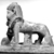  <em>God Tutu as a Sphinx</em>, 1st century C.E. or later. Limestone, pigment, 14 1/4 x 5 1/16 x 16 11/16 in. (36.2 x 12.8 x 42.4 cm). Brooklyn Museum, Charles Edwin Wilbour Fund, 37.1509E. Creative Commons-BY (Photo: Brooklyn Museum, CUR.37.1509E_NegC_bw.jpg)