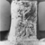  <em>God Tutu as a Sphinx</em>, 1st century C.E. or later. Limestone, pigment, 14 1/4 x 5 1/16 x 16 11/16 in. (36.2 x 12.8 x 42.4 cm). Brooklyn Museum, Charles Edwin Wilbour Fund, 37.1509E. Creative Commons-BY (Photo: Brooklyn Museum, CUR.37.1509E_NegJ_bw.jpg)