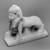  <em>God Tutu as a Sphinx</em>, 1st century C.E. or later. Limestone, pigment, 14 1/4 x 5 1/16 x 16 11/16 in. (36.2 x 12.8 x 42.4 cm). Brooklyn Museum, Charles Edwin Wilbour Fund, 37.1509E. Creative Commons-BY (Photo: Brooklyn Museum, CUR.37.1509E_NegN_bw.jpg)