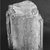  <em>Fragment of Seated Statue</em>, ca. 1539-1292 B.C.E. Limestone, 17 11/16 × 12 × 16 15/16 in. (45 × 30.5 × 43 cm). Brooklyn Museum, Charles Edwin Wilbour Fund, 37.1512E. Creative Commons-BY (Photo: Brooklyn Museum, CUR.37.1512E_NegH_print_bw.jpg)