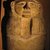  <em>Lid from a Sarcophagus</em>, ca. 1292-1075 B.C.E. Terracotta, pigment, 24 x 17 x 8 1/2 in., 40 lb. (61 x 43.2 x 21.6 cm, 18.14kg). Brooklyn Museum, Charles Edwin Wilbour Fund, 37.1518E. Creative Commons-BY (Photo: Brooklyn Museum, CUR.37.1518E_tlf.jpg)