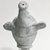 Coptic. <em>Bird</em>, 313-642 C.E. Terracotta, pigment, 4 1/2 x 2 3/8 x 7/8 in. (11.5 x 6 x 2.2 cm). Brooklyn Museum, Charles Edwin Wilbour Fund, 37.1560E. Creative Commons-BY (Photo: Brooklyn Museum, CUR.37.1560E_NegC_print_bw.jpg)