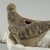 Coptic. <em>Bird</em>, 313-642 C.E. Terracotta, pigment, 4 1/2 x 2 3/8 x 7/8 in. (11.5 x 6 x 2.2 cm). Brooklyn Museum, Charles Edwin Wilbour Fund, 37.1560E. Creative Commons-BY (Photo: Brooklyn Museum (in collaboration with Index of Christian Art, Princeton University), CUR.37.1560E_view2_ICA.jpg)