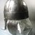 Roman. <em>Helmet</em>, 7th century C.E. Bronze, iron, 11 5/8 x 7 1/16 x Diam. 25 1/16 in. (29.5 x 18 x 63.7 cm). Brooklyn Museum, Charles Edwin Wilbour Fund, 37.1600E. Creative Commons-BY (Photo: Brooklyn Museum, CUR.37.1600E_view02.jpg)