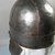Roman. <em>Helmet</em>, 7th century C.E. Bronze, iron, 11 5/8 x 7 1/16 x Diam. 25 1/16 in. (29.5 x 18 x 63.7 cm). Brooklyn Museum, Charles Edwin Wilbour Fund, 37.1600E. Creative Commons-BY (Photo: Brooklyn Museum, CUR.37.1600E_view07.jpg)