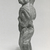  <em>Figure of a Monkey Holding Sack Over His Shoulder</em>, 305–30 B.C.E. Terracotta, pigment, 3 3/8 x 2 x 7/8 in. (8.5 x 5.1 x 2.2 cm). Brooklyn Museum, Charles Edwin Wilbour Fund, 37.1623E. Creative Commons-BY (Photo: Brooklyn Museum, CUR.37.1623E_NegE_print_bw.jpg)