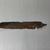 <em>Double Edged Knife</em>, ca. 2675-2170 B.C.E. Copper, 6 11/16 × 1 × 1/8 in. (17 × 2.6 × 0.3 cm). Brooklyn Museum, Charles Edwin Wilbour Fund, 37.1662E. Creative Commons-BY (Photo: Brooklyn Museum, CUR.37.1662E_view02.jpg)