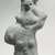  <em>Small Figure of Bes as a Warrior</em>, 30 B.C.E.-395 C.E. Terracotta, pigment, 4 5/16 x 2 3/4 x 1 in. (11 x 7 x 2.5 cm). Brooklyn Museum, Charles Edwin Wilbour Fund, 37.1712E. Creative Commons-BY (Photo: Brooklyn Museum, CUR.37.1712E_NegC_print_bw.jpg)