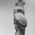  <em>Small Figure of Bes as a Warrior</em>, 30 B.C.E.-395 C.E. Terracotta, pigment, 4 5/16 x 2 3/4 x 1 in. (11 x 7 x 2.5 cm). Brooklyn Museum, Charles Edwin Wilbour Fund, 37.1712E. Creative Commons-BY (Photo: Brooklyn Museum, CUR.37.1712E_NegD_print_bw.jpg)