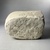  <em>Small Model Sarcophagus</em>, ca. 1075–656 B.C.E., or later. Limestone, 4 × 3 7/16 × 6 3/16 in. (10.2 × 8.8 × 15.7 cm). Brooklyn Museum, Charles Edwin Wilbour Fund, 37.1790E. Creative Commons-BY (Photo: Brooklyn Museum, CUR.37.1790E_bottom.JPG)