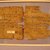  <em>Papyrus Fragments Inscribed in Demotic</em>, 1st-2nd century C.E. Papyrus, ink, Glass: 7 1/8 x 11 5/8 in. (18.1 x 29.5 cm). Brooklyn Museum, Charles Edwin Wilbour Fund, 37.1797E (Photo: , CUR.37.1797E_37.1798E.jpg)