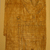  <em>Funerary Shroud</em>, 1st century B.C.E. or later. Linen, pigment, gold leaf, 37.1815Ea: 16 15/16 x 19 5/16 in. (43 x 49 cm). Brooklyn Museum, Charles Edwin Wilbour Fund, 37.1815Ea-b. Creative Commons-BY (Photo: Brooklyn Museum, CUR.37.1815Eb_overall.jpg)