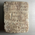  <em>Epitaph for a woman named Timothea</em>. Limestone, pigment, 5 13/16 × 2 7/8 × 7 5/16 in. (14.7 × 7.3 × 18.5 cm). Brooklyn Museum, Charles Edwin Wilbour Fund, 37.1827E. Creative Commons-BY (Photo: Brooklyn Museum, CUR.37.1827E_view01.JPG)