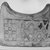  <em>Headrest</em>. Limestone, 7 3/16 × 9 1/16 × 2 13/16 in. (18.2 × 23 × 7.1 cm). Brooklyn Museum, Charles Edwin Wilbour Fund, 37.1829E. Creative Commons-BY (Photo: Brooklyn Museum, CUR.37.1829E.jpg)