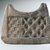  <em>Headrest</em>. Limestone, 7 3/16 × 9 1/16 × 2 13/16 in. (18.2 × 23 × 7.1 cm). Brooklyn Museum, Charles Edwin Wilbour Fund, 37.1829E. Creative Commons-BY (Photo: , CUR.37.1829E_view01.jpg)