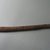 <em>Slender Curved Stick</em>, ca. 1539-1075 B.C.E. Wood, 37.1831Ea: 3/4 x 31 1/16 in. (1.9 x 78.9 cm). Brooklyn Museum, Charles Edwin Wilbour Fund, 37.1831Ea-b. Creative Commons-BY (Photo: Brooklyn Museum, CUR.37.1831Ea-b_detail1.jpg)