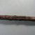  <em>Long Walking Stick</em>. Wood, bronze, Greatest diam. 1 13/16 x 49 5/8 in. (4.6 x 126 cm). Brooklyn Museum, Charles Edwin Wilbour Fund, 37.1832E. Creative Commons-BY (Photo: Brooklyn Museum, CUR.37.1832E_detail5.jpg)