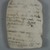  <em>Ostracon in the Shape of a Stela</em>, Year 23 of Ptolemy (III Euergetes I?). Limestone, pigment, 4 5/8 x 3 1/8 x 9/16 in. (11.7 x 8 x 1.4 cm). Brooklyn Museum, Charles Edwin Wilbour Fund, 37.1851E. Creative Commons-BY (Photo: Brooklyn Museum, CUR.37.1851E_view2.jpg)
