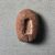  <em>Mold for Making Amulet</em>, ca.1539-525 B.C.E. Clay, 1 1/16 × 3/4 × 3/8 in. (2.7 × 1.9 × 1 cm). Brooklyn Museum, Charles Edwin Wilbour Fund, 37.1891E. Creative Commons-BY (Photo: , CUR.37.1891E_view02.jpg)