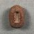  <em>Mold for Making Amulet</em>, ca.1539-525 B.C.E. Clay, 1 1/16 × 3/4 × 3/8 in. (2.7 × 1.9 × 1 cm). Brooklyn Museum, Charles Edwin Wilbour Fund, 37.1891E. Creative Commons-BY (Photo: , CUR.37.1891E_view03.jpg)