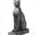  <em>Cat (Bastet)</em>, 305 B.C.E.-1st century C.E. Wood (most likely sycamore fig - Ficus sycomorus L.), gold leaf, gesso, bronze, copper, pigment, rock crystal, glass, 26 3/8 x 7 1/4 x 19 in. (67 x 18.4 x 48.3 cm). Brooklyn Museum, Charles Edwin Wilbour Fund, 37.1945E. Creative Commons-BY (Photo: Brooklyn Museum, CUR.37.1945E_NegF_bw.jpg)