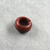  <em>Penannular Earring</em>, ca. 1539-1190 B.C.E. Red jasper, 1/4 × Diam. 1/2 in. (0.6 × 1.2 cm). Brooklyn Museum, Charles Edwin Wilbour Fund, 37.1965E. Creative Commons-BY (Photo: , CUR.37.1965E_view04.jpg)