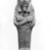  <em>Ushabti of Nesi-Kedwet</em>, 525-343 B.C.E. Faience, 4 5/16 x 1 3/8 in. (11 x 3.5 cm). Brooklyn Museum, Charles Edwin Wilbour Fund, 37.201E. Creative Commons-BY (Photo: Brooklyn Museum, CUR.37.201E_NegA_bw.jpg)