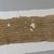  <em>Mummy Bandage, Ii-em-hetep, born of Ta-remetj-hepu</em>, 332 B.C.E.-1st century C.E. Linen, ink, 3 9/16 x 39 9/16 in. (9 x 100.5 cm). Brooklyn Museum, Charles Edwin Wilbour Fund, 37.2039.21E. Creative Commons-BY (Photo: Brooklyn Museum, CUR.37.2039.21E_detail6.jpg)