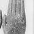  <em>Right Hand from an Anthropoid Coffin</em>, 1292-945 B.C.E. Wood, cartonnage, pigment, 3 7/16 x 7/8 x 8 11/16 in. (8.7 x 2.3 x 22 cm). Brooklyn Museum, Charles Edwin Wilbour Fund, 37.2041.6E. Creative Commons-BY (Photo: , CUR.37.2041.6E_NegID_37.2041.5E_GRPA_cropped_bw.jpg)