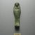  <em>Ushabti of Yuf-o</em>, 664-343 B.C.E. Faience, 3 9/16 x 1 1/16 x 11/16 in. (9 x 2.8 x 1.8 cm). Brooklyn Museum, Charles Edwin Wilbour Fund, 37.229E. Creative Commons-BY (Photo: Brooklyn Museum, CUR.37.229E_view1.jpg)