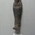  <em>Ushabti of Yuf-o</em>, 664-343 B.C.E. Faience, 3 1/4 x 1 x 13/16 in. (8.3 x 2.5 x 2 cm). Brooklyn Museum, Charles Edwin Wilbour Fund, 37.237E. Creative Commons-BY (Photo: Brooklyn Museum, CUR.37.237E_view2.jpg)